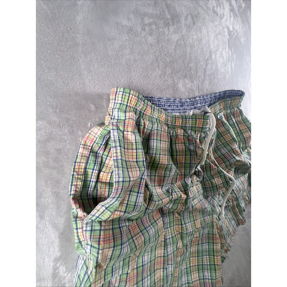 Vintage J. Crew Shorts Plaid Oarsman Chino Size Large‎ Pockets Preppy  Men's - Picture 4 of 11